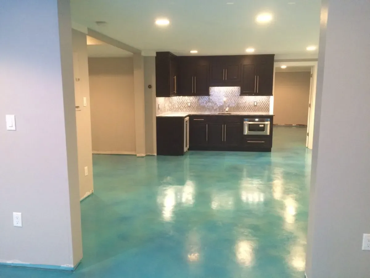 Polished interior concrete floor by JP Concrete Creations (project 12)