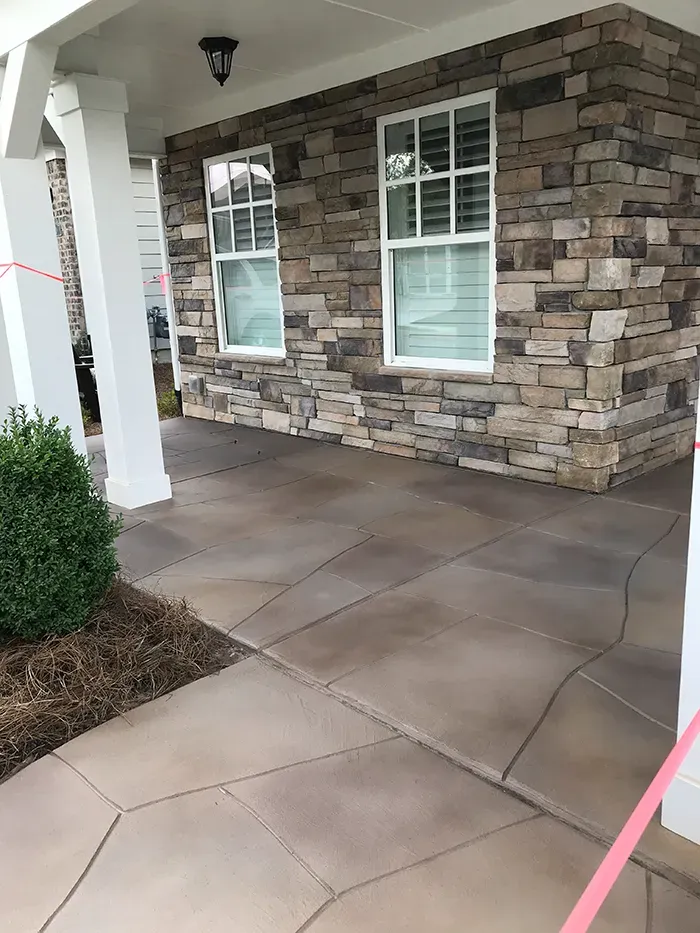Decorative driveway resurfacing by JP Concrete Creations in Kennesaw GA (project 30)