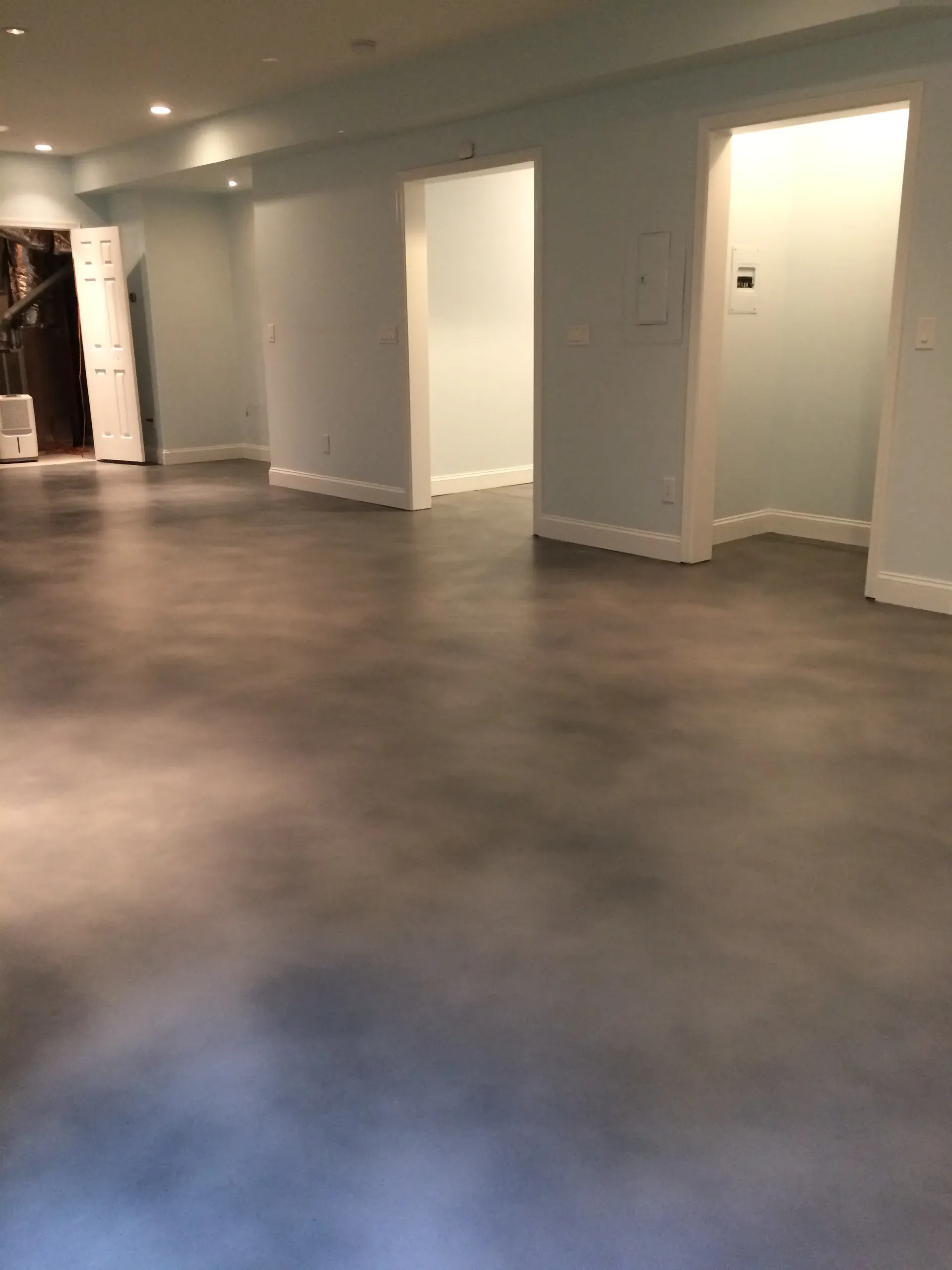 Stained concrete patio by JP Concrete Creations in Kennesaw GA (project 31)