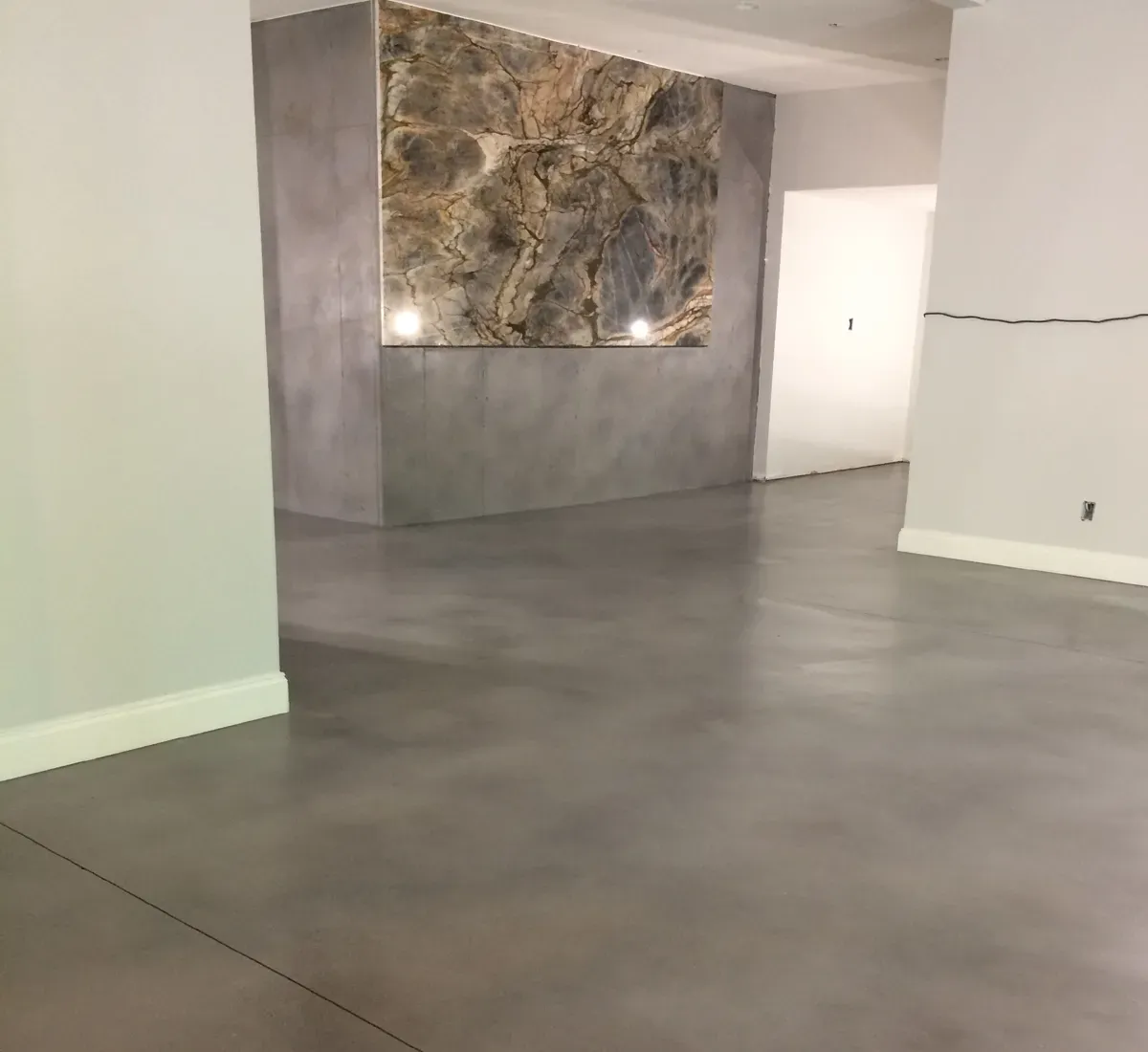 Polished interior concrete floor by JP Concrete Creations (project 42)