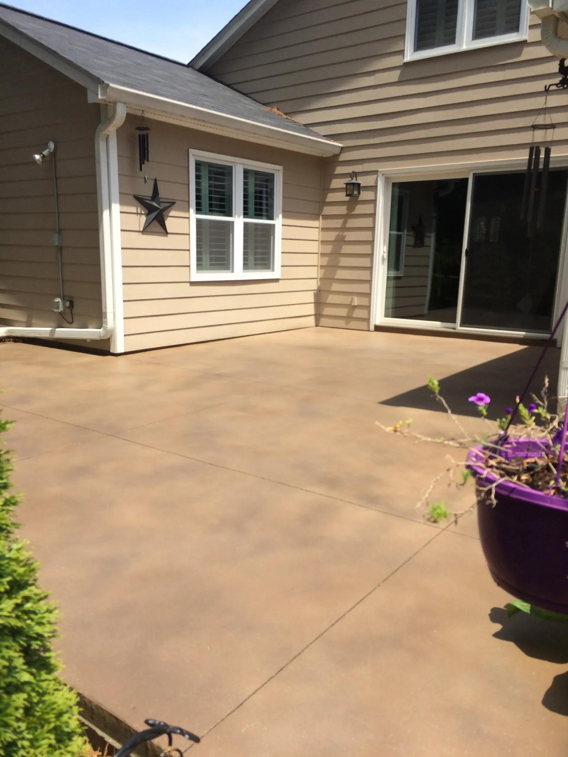 Decorative driveway resurfacing by JP Concrete Creations in Kennesaw GA (project 45)