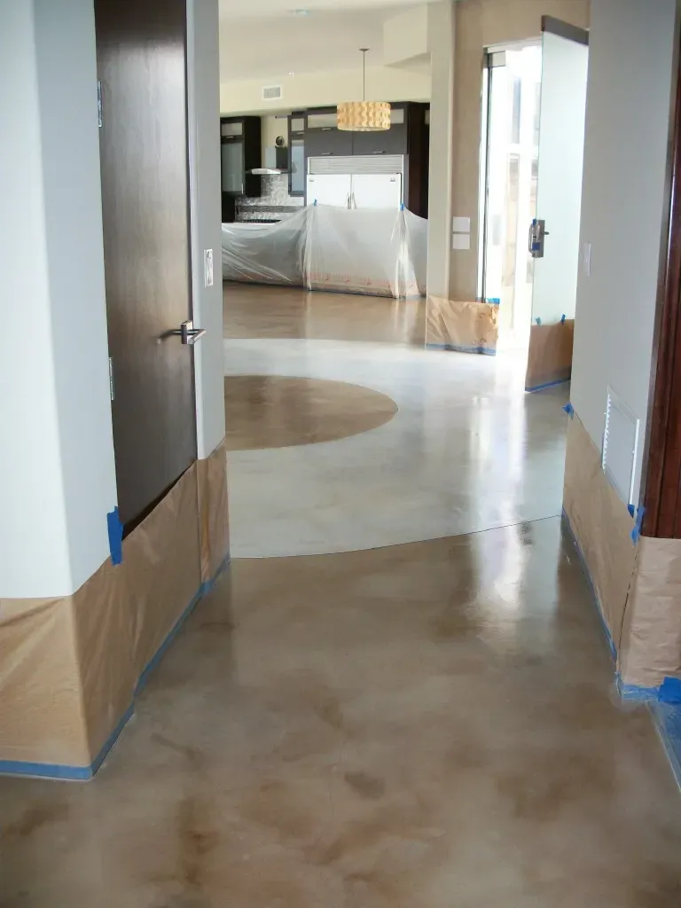 Pool deck resurfacing project by JP Concrete Creations, Kennesaw GA (project 48)