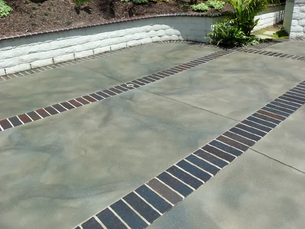 Acid-stained concrete surface by JP Concrete Creations (project 53)