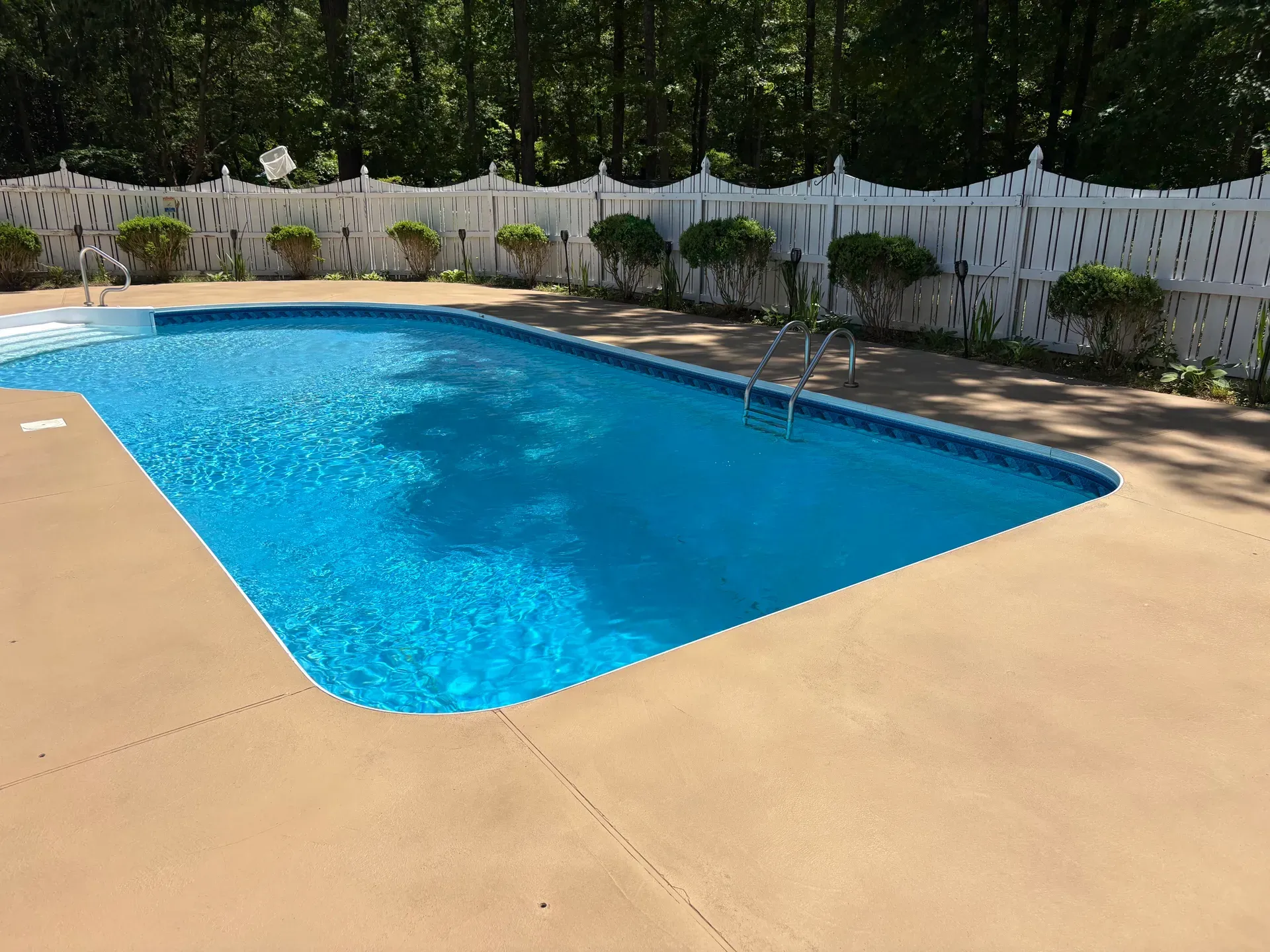 Decorative driveway resurfacing by JP Concrete Creations in Kennesaw GA (project 75)