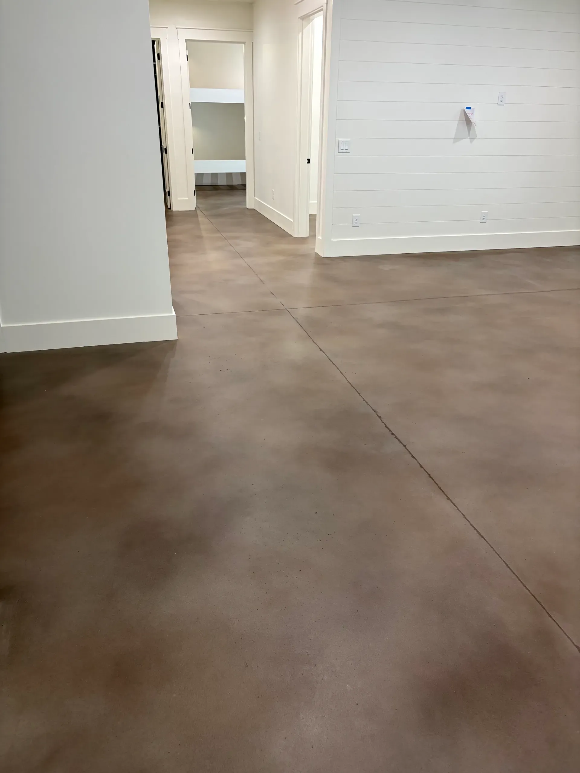 Decorative concrete patio finish by JP Concrete Creations, Georgia (project 81)