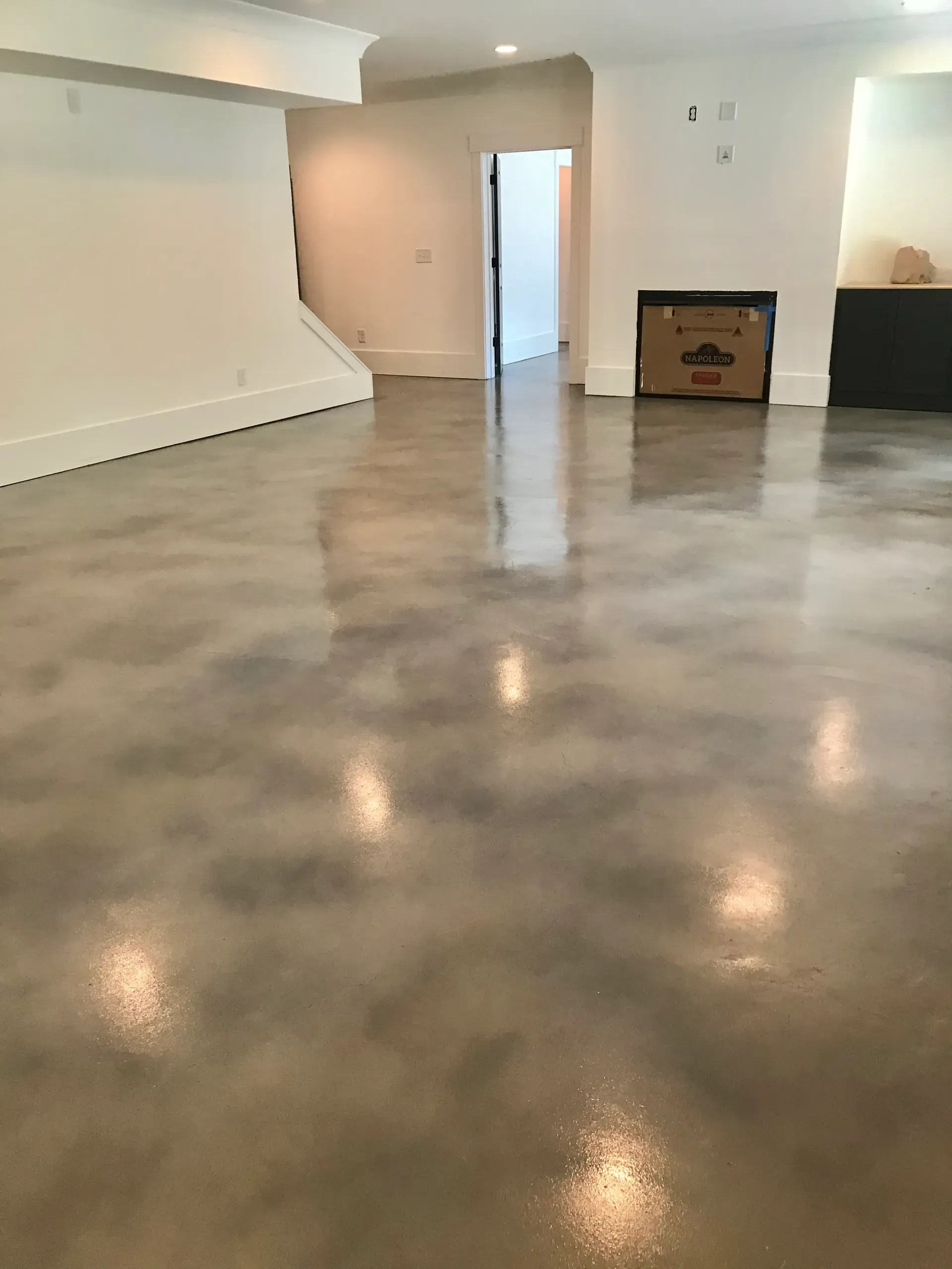 Polished interior concrete floor by JP Concrete Creations (project 87)