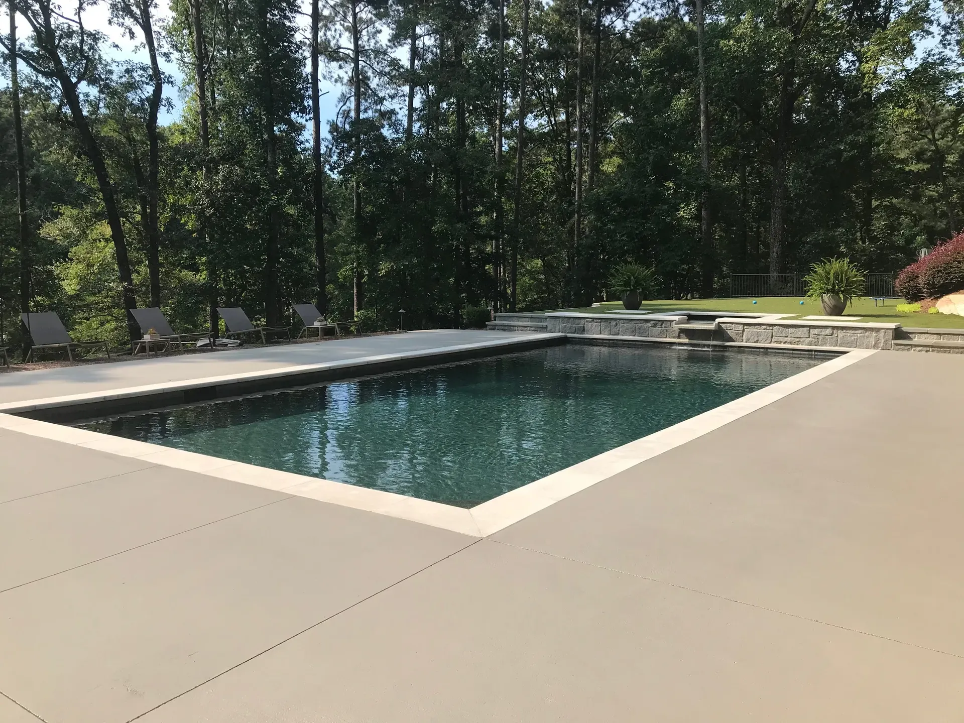 After: patio concrete restoration project 12 by JP Concrete Creations, Kennesaw GA