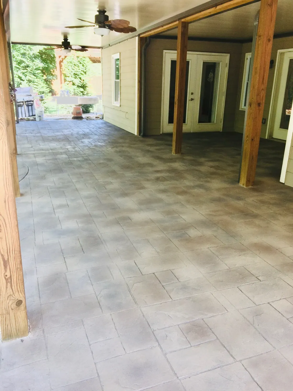 After: pool deck renovation project 13 by JP Concrete Creations, Kennesaw GA