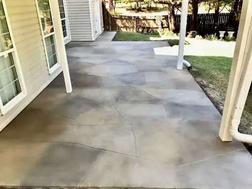 After: decorative concrete resurfacing project 17 by JP Concrete Creations, Kennesaw GA