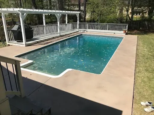 After: concrete floor refinishing project 19 by JP Concrete Creations, Kennesaw GA