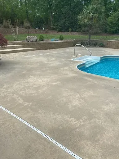 Before: stamped concrete patio project 15 by JP Concrete Creations, Kennesaw GA