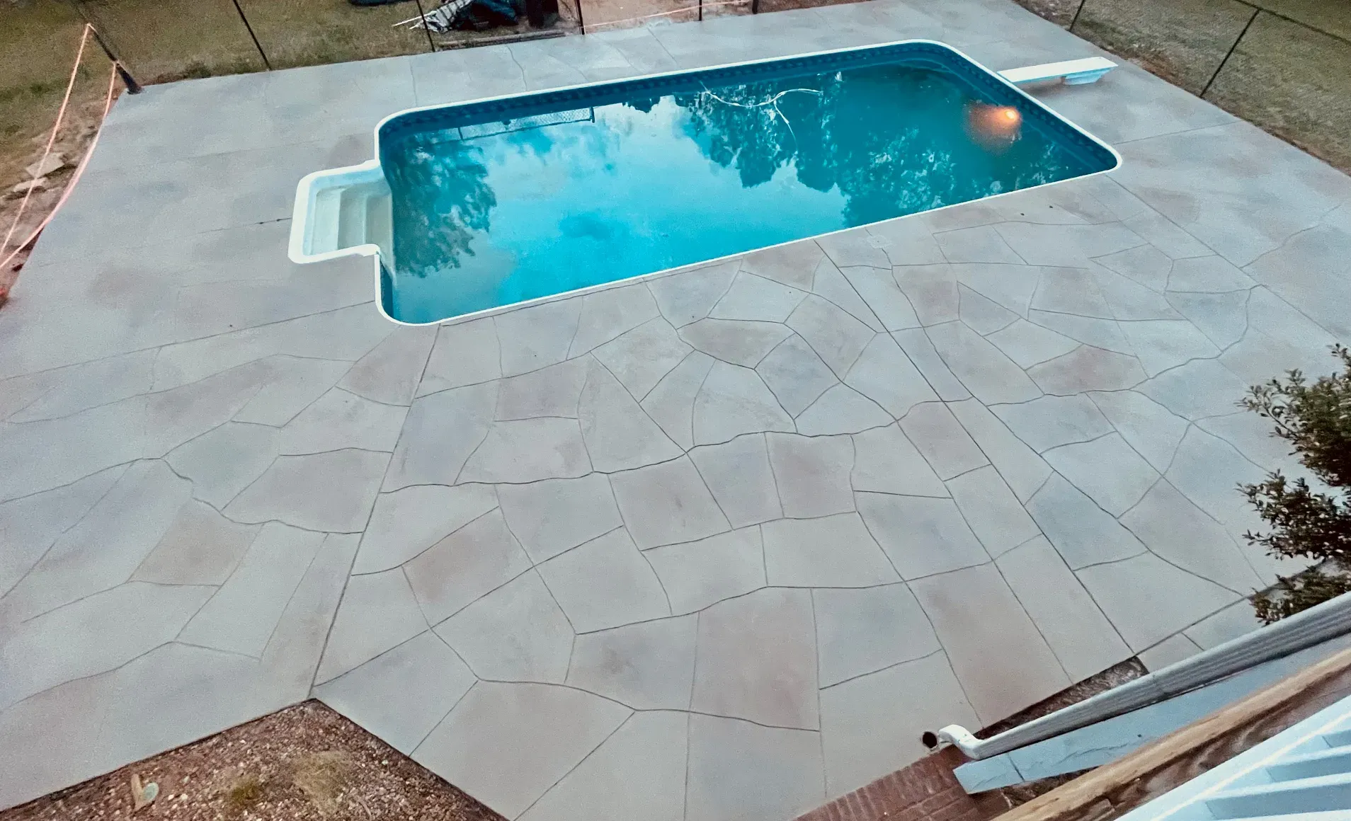 After: pool deck resurfacing project 3 by JP Concrete Creations, Kennesaw GA