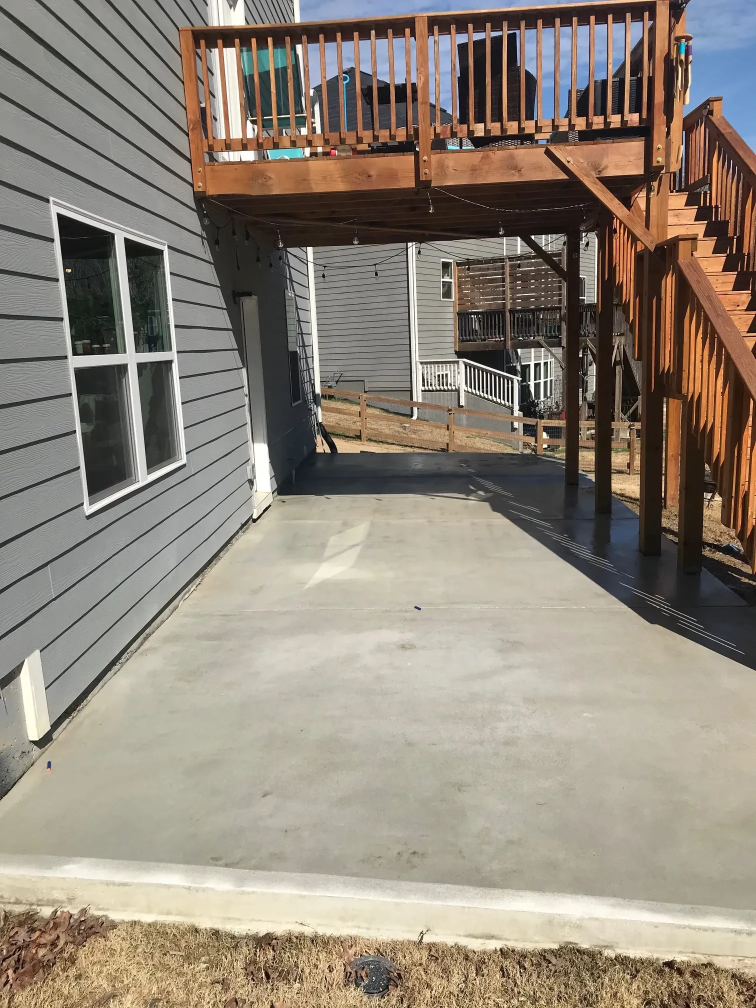 After: decorative concrete finish project 9 by JP Concrete Creations, Kennesaw GA